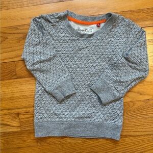 Sovereign Code Gray Triangle Pattern Kids Sweatshirt (3T)